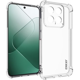 Resim Xiaomi 14 İçin Enkay Hat-prince Şeffaf Tpu Darbeye Dayanıklı Telefon Kılıfı 