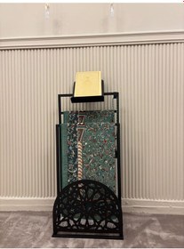 Resim Meva Rahleli Seccade Askısı ,islami Dekor, Ramazan Dekoru Siyah 