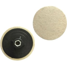 Resim Ugr Metal Mermer Parlatma Polisaj Keçesi + Matkap Aparatı 115 mm M14 