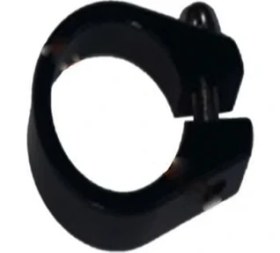 Resim Rectus 34.9 Aluminyum Alyanlı Sele Kelepçesi Siyah 