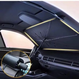 Resim Skoda Octavia, Renault Talisman, Ford Focus, Seat Leon, Kia Cerato Uyumlu Oto Şemsiye 1 Adet 