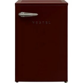 Resim Vestel Retro SB14311 Bordo 121 Lt E Enerji Sınıfı Statik Buzdolabı 