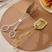 Resim Vintage Esintili Kare Çok Amaçlı Yiyecek Maşası - Ekmek, Tatlılar, Barbekü & Salatalar İçin İdeal | Dış Mekan Piknikleri & Partiler İçin Mükemmel Mutfak Aracı, Orta Doğu Tarzı, Kullanışlı Araçlar 