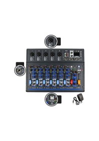 Resim Midex MDX-07FXU 7 Kanal Ses Mikseri Deck Mikser Kayıt Bluetooth Usb Efekt 