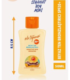 Resim Eda Taşpınar SPF 20 Beyaz Ten Bronzlaştırıcı 50 ML 