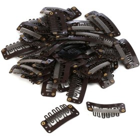 Resim Çıt Çıt Klipsi Küçük / 10 Adet / Koyu Kahverengi - Sxsr-461850 Karışık - Çok Renkli 