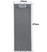 Resim Class PDLY 180 TI Aspiratör Davlumbaz İçin Alüminyum Filtre 130x475 mm 