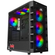 Resim Powerboost X59Rgb 650W 80+ Usb 3.0 Tempered Glass 6Xrgb Fanlı Gaming Kasa X59Rgb-650 