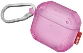 Resim Airpods 4 İle Uyumlu Kılıf Airbagli 360 Derece Tam Koruma Skinarma Mecha CE Askı Aparatlı Kılıf Pembe 