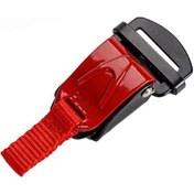 Resim Jeemson Motosiklet Kaskı Metal Hızlı Serbest Bırakma Kilit Takımı - Kırmızı, Hızlı Bağlanma, Dayanıklı Malzeme, Kol Saçaklı Kasklar İçin Uyumlu 