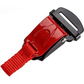 Resim Jeemson Motosiklet Kaskı Metal Hızlı Serbest Bırakma Kilit Takımı - Kırmızı, Hızlı Bağlanma, Dayanıklı Malzeme, Kol Saçaklı Kasklar İçin Uyumlu 