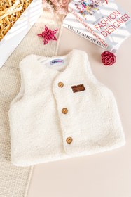 Resim Babymod Welsoft Peluş Kışlık Kız/Erkek Bebek Yelek 
