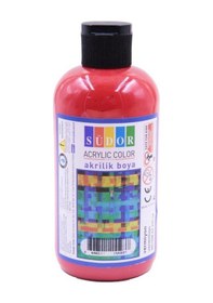 Resim Südor Akrilik Boya 250 Ml Vermiyon 22 Çok Renkli 