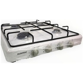 Resim Runway 4 Gözlü LPG Set Üstü Ocak 