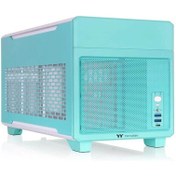 Resim Thermaltake Core V21 Spcc Mikro Atx Mini Itx Cube Oyun Bilgisayarı Kasası Tr100 Green 