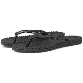 Resim Black Cheerful01 - Siyah Simli Parmak Arası Terlik-6942 Cheerful01 