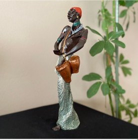 Resim Darbuka Çalan Afrikalı Biblo 