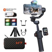 Resim Hohem iSteady M7 Kit Yapay Zeka Takip Sensörlü 3 Eksenli Telefon Sabitleyici Gimbal 