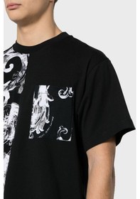Resim Versace Jeans Couture Erkek T Shirt 76gah611 Js287 899 Siyah 