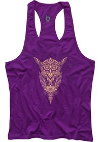 Resim BLUU Owl Fitness Gym Tank Top Sporcu Atleti 