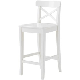 Resim IKEA Ingolf Bar Taburesi Beyaz 63 Cm 