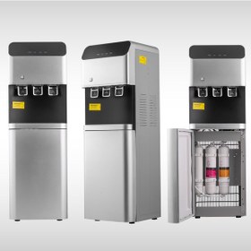 Resim Ev Tipi Ofis Tipi Sıcak Soğuk Arıtmalı Su Sebili Gri Premium 