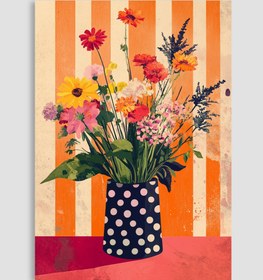 Resim Vazo Serisi No.2 Poster - 50x70cm / Yeşil 