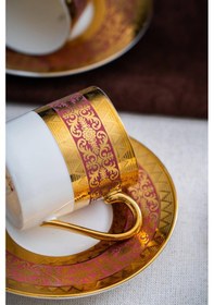 Resim Acar Hermia 6 Kişilik Kahve Fincanı Takımı - 90 Cc renkli 