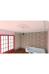 Resim Motifpiyer Lamba Tavan Gobegi 32-MOTIFLI-OVAL-2ADET 