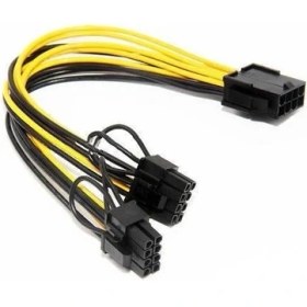 Resim Yeka 8 Pin Ekran Kartı Power Çoklayıcı Kablosu 
