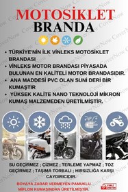 Resim AutoEN BMW R12 NİNET VİNLEKS (PREMİUM) ARKA ÇANTA KİLİT UYUMLU MOTOR BRANDASI LÜKS KALİTE-GRİ 