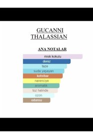 Resim GUCANNI Thalassian Unisex 75ml EDP OKYANUSUN GÜCÜ ! 4 MEVSİME UYGUN ULTRA KALICI 