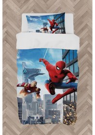 Resim Mekta Home Bebek Ve Çocuk Odası Iron Man Ve Spider Man Desenli Nevresim Takımı 