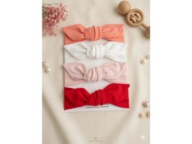 Resim Swan Butik Kız Çocuk Bebek Bandana Toka Seti 4'lü Saç bandı 