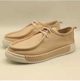 Resim Emma Pudra Deri Loafer Pudra 