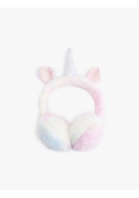 Resim Koton Unicorn Detaylı Peluş Kulaklık Multıcolor 6wkg50016aa Mavi 