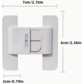 Resim 4 Adet Buzdolabı Çekmece ve Dolap Kapağı Çocuk Kilidi 