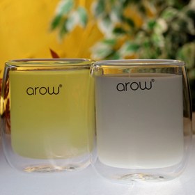 Resim Arow Çift Cidarlı 2'li Bardak 