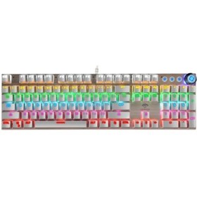 Resim Leaven K990 104 Tuşlu Yeşil Switch Kablolu Mekanik Klavye 