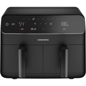 Resim Grundig FR 7284 Airfit Twin Çiftli Airfryer 8.5 lt Yağsız Fritöz 