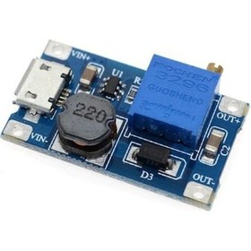 Resim Mt3608 Micro Usb Li 2V-24V U 5V 9V 12V 28V A 2A Lm2577 Dc-Dc 