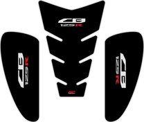 Resim Honda CB125R 2018-2019 Uyumlu Tank Pad Seti Siyah Gp Kompozit