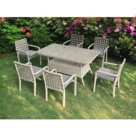 Resim Tu Tienda Siena 6 Kişilik Bahçe Balkon Mutfak Sandalyesi,bal Bal 