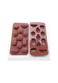 Resim Silikon Kalıp Farklı Meyve Modeli Kalıbı 11 Li 