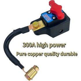 Resim Honeybeeshop 1pc Yüksek Kapasiteli Otomotiv Bataryası Güç Anahtarı 12v 24v Uyumlu Uzatma Kablosu Kompakt Tasarım 