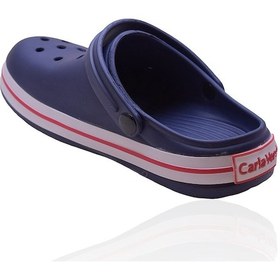Resim 15090 Carlaverde Crosss Tarzı Unisex Terlik Hemşire Doktor Lacivert 