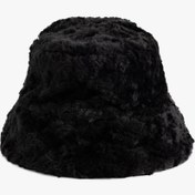 Resim Kadın Peluş Bucket Şapka 