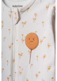 Resim Babycosy Organic Wear Bebek Tulum %100 Organik Pamuk , Bebek - Yenidoğan- Csy3061 Ekru 
