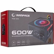 Resim Rampage RGB-600 RGB 600 W 80+ Bronz Güç Kaynağı 