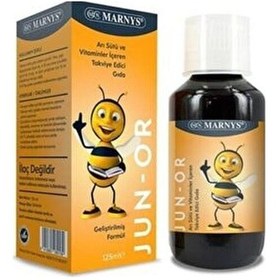 Resim Marnys Junor Arı Sütü ve Multivitamin Şurup 125 Ml 